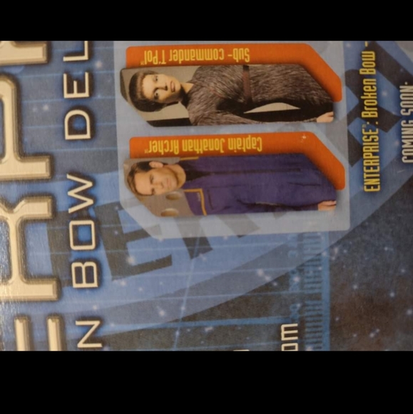 ENTERPRISE Broken Bow Deluxe NX-01 Bridge ARCHER Chair STAR TREK Art Asylum 2002 - Picture 2 of 16